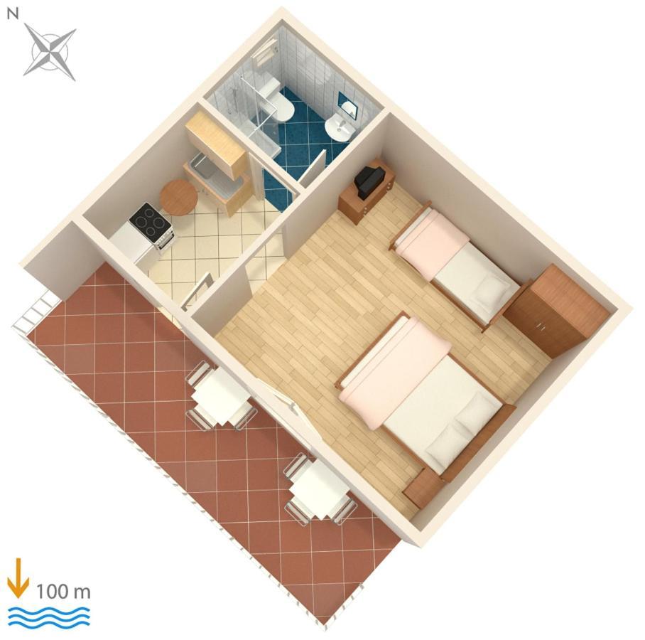 Apartments By The Sea Podaca, Makarska - 6874 Exterior foto